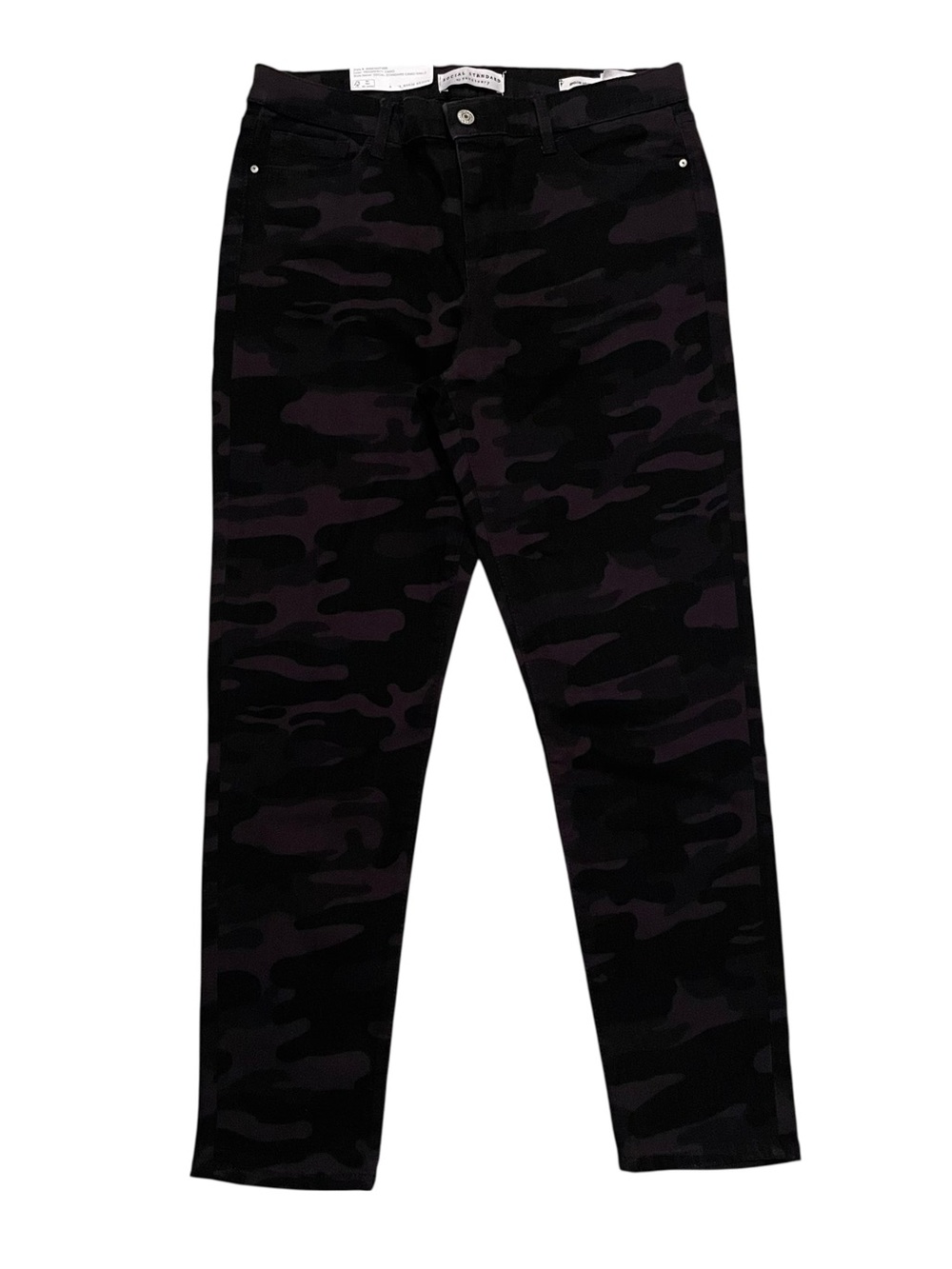 New Black and Gray Camo Jeans Size 10